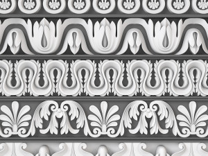 Trim Ornament 04 3D Модель
