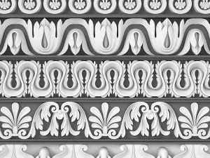 Trim Ornament 04 3D Model