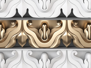 Trim Ornament 04 3D Модель