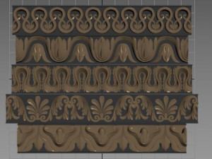 Trim Ornament 04 3D Модель