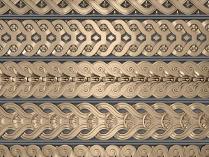 Накладной орнамент 06 3D Модель