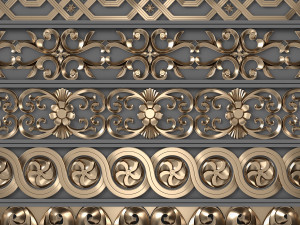 Trim Ornament 09 Model 3D