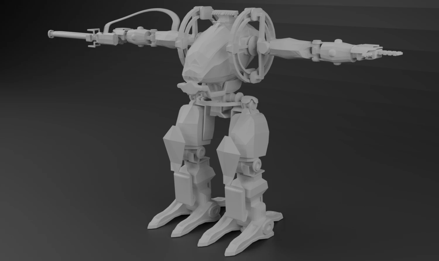 avatar amp suit exoskeleton robot 3D Model .c4d .max .obj .3ds .fbx .stl .blend 