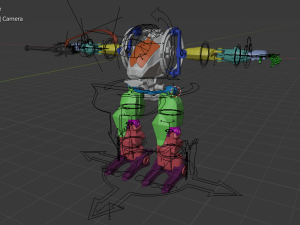 avatar amp suit exoskeleton robot Modello 3D