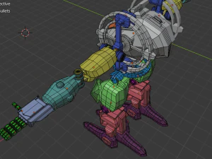 avatar amp suit exoskeleton robot 3D Model