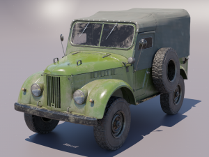 gaz69 3D मॉडल
