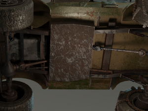 post-apocalyptic truck 3D Model