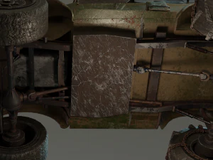 caminh&atilde;o p&oacute;s-apocal&iacute;ptico Modelo 3D