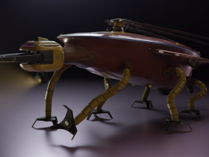 engineering drone scifi Model 3D