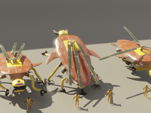 engineering drone scifi Model 3D