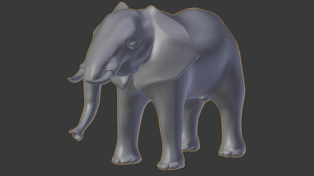 elephant 3D Model .c4d .max .obj .3ds .fbx .stl .blend 