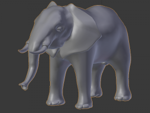 elephant 3D मॉडल