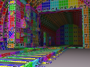 sealed gates in the subway 3D Model