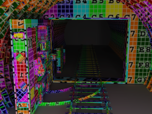 sealed gates in the subway 3D Model