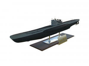 desktop models of german submarines 3D Модель