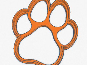 dog feet Model Cetak 3D
