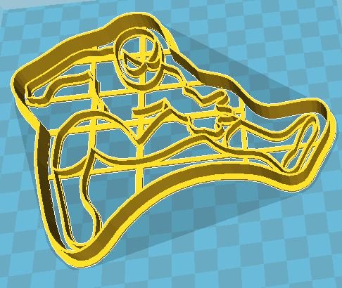 spaidermam cookie cutter Modelo de Impressão 3D .c4d .max .obj .3ds .fbx .stl .blend 