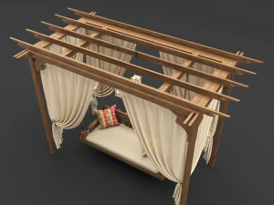 garden swing 3D Model