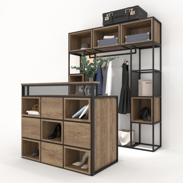 wardrobe ii 3D Model .c4d .max .obj .3ds .fbx .stl .blend 