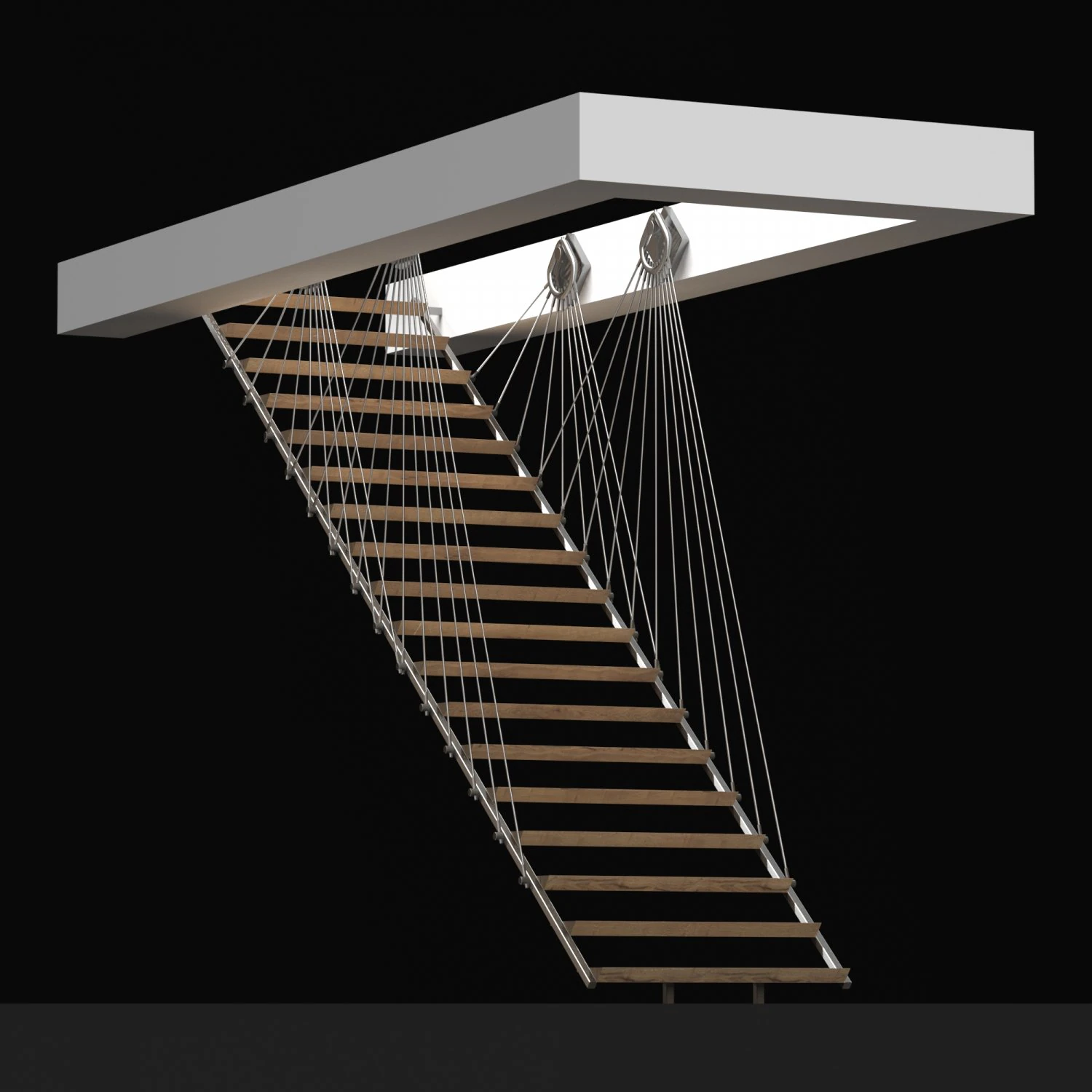 ladder 3D Model .c4d .max .obj .3ds .fbx .stl .blend
