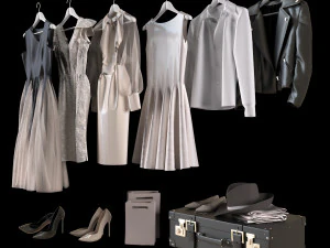 clothes set 3D Model