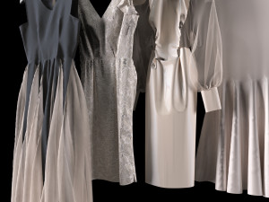 clothes set 3D Модель