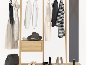 clothing rack ii 3D Model