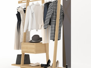clothing rack ii 3D Model