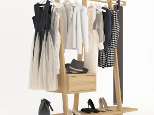 clothing rack ii 3D Model