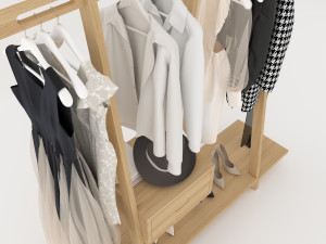 clothing rack ii 3D Model