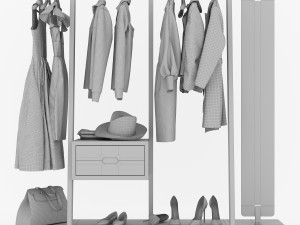 clothing rack ii 3D Model