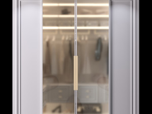 wardrobe with doors Modèle 3D