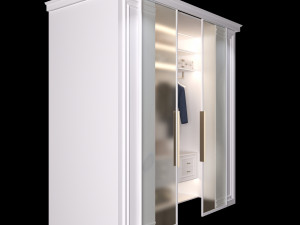 wardrobe with doors 3D 모델