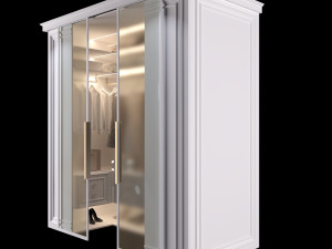 wardrobe with doors 3D 모델