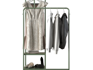 clothing rack iii Modèle 3D