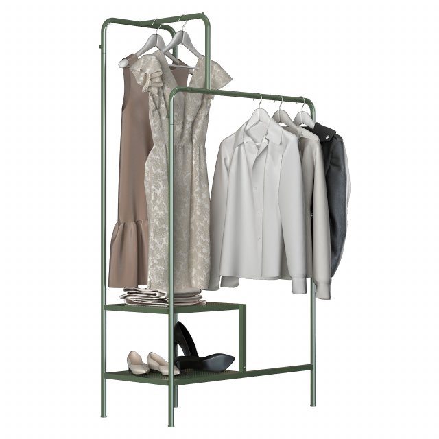 clothing rack iii Modèle 3D .c4d .max .obj .3ds .fbx .stl .blend 
