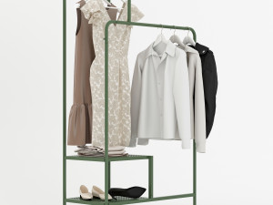 clothing rack iii Modèle 3D