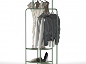 clothing rack iii Modèle 3D