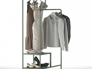 clothing rack iii Modèle 3D