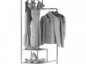clothing rack iii Modèle 3D