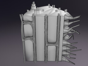 Bone histology anatomy 3D Model 3D