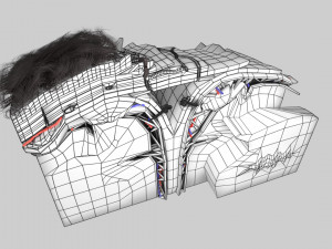 Brain hemorrhage types model Modelo 3D