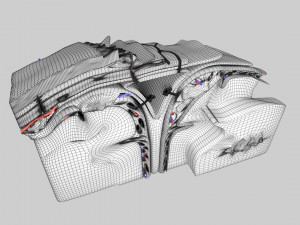Brain hemorrhage types model Modelo 3D