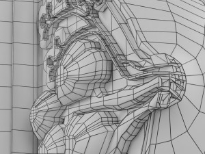 Breast lymphatic drainage precise scale labelledatomy histology 3D-Modell