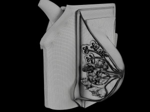 Breast anatomy histology detailed labelled precise to scale model 3D Модель
