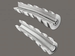 3D Asthma bronchiole obstruction model 3D Model