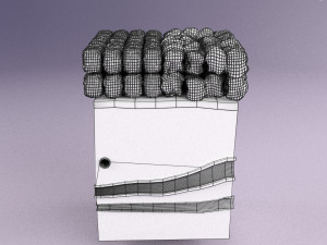 3D cell adaptation 3D-Modell