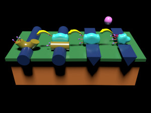 3D COAGULATION CASCADE COMMON PATHWAY 3D मॉडल