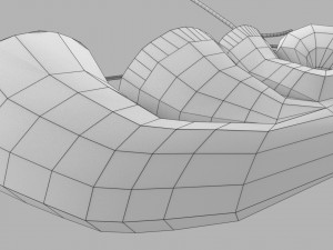 Cochlear duct organ of corti 3D 3D Model