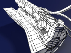 3D Colon cancer staging detail labelled 3D Model